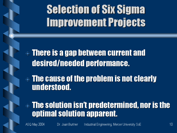 Process improvement six sigma jobs