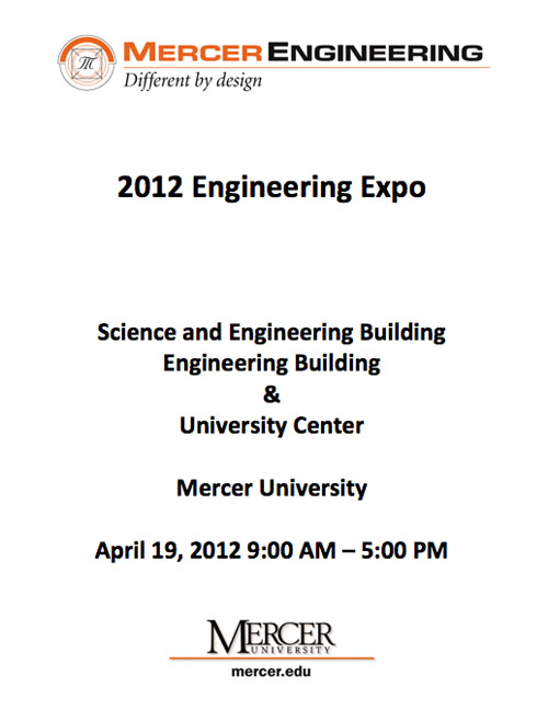 2012 Engineering Expo Announcement