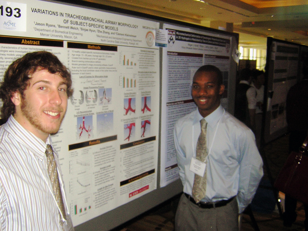 Bennett Welch and Jason Ryans with Poster