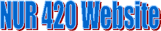 NUR 420 Website
